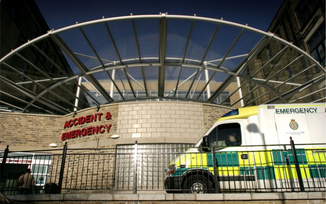 Bradford NHS A&E Entrance