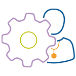 Icon depicting clinical workflow