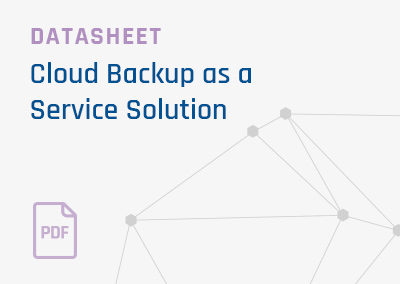 [Datasheet] Cloud Backup as a Service