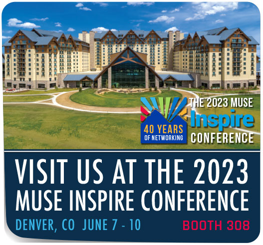 2023 Colorado Social Image - with Booth No MUSE International Conference 2017