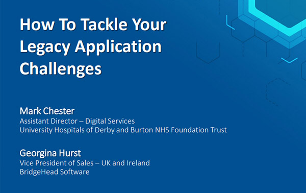 How To Tackle Your Legacy Application Challenges Presentation Cover Page