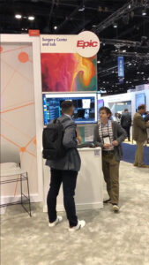 EPIC displaying data received from BridgeHead - HIMSS Interoperability Showcase