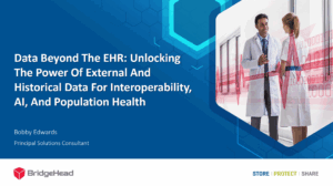 MUSE Presentation Image - Data Beyond The EHR: Unlocking The Power Of External And Historical Data For Interoperability, AI And Population Health